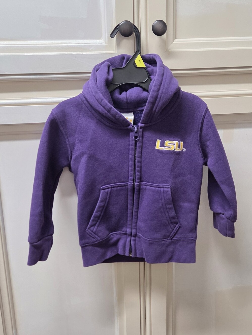 LSU Team Toddler Purple Zip-Up Hoodie Size 18 months